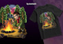 create custom tshirt design clothing brand illustration for your brand or band